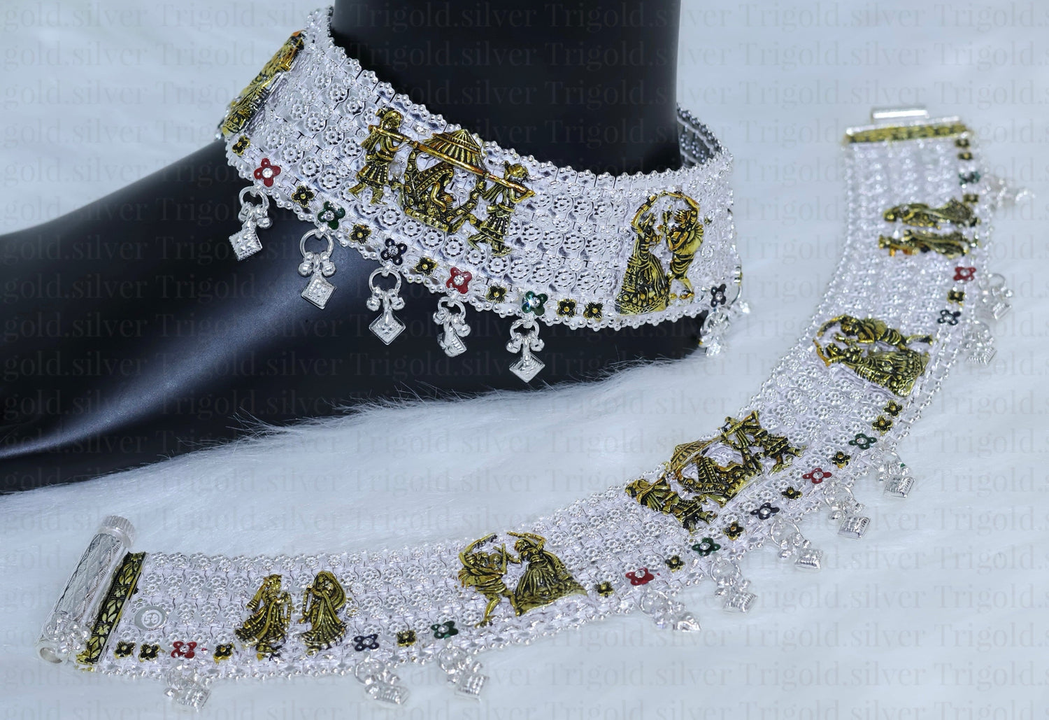 Silver Anklets