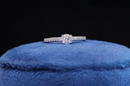 92.5 Pure Silver Solitaire Ring Design 26
