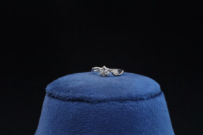 92.5 Pure Silver Ring - Star Design 63