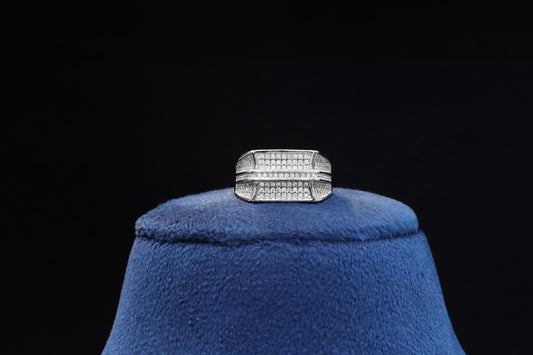 92.5 Pure Silver Ring - Multi Stone Design 73