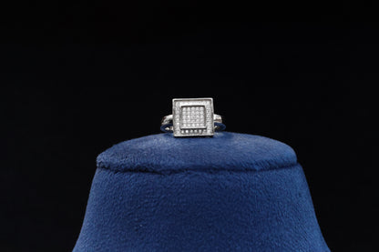 92.5 Pure Silver Ring - Multi stone Design 78