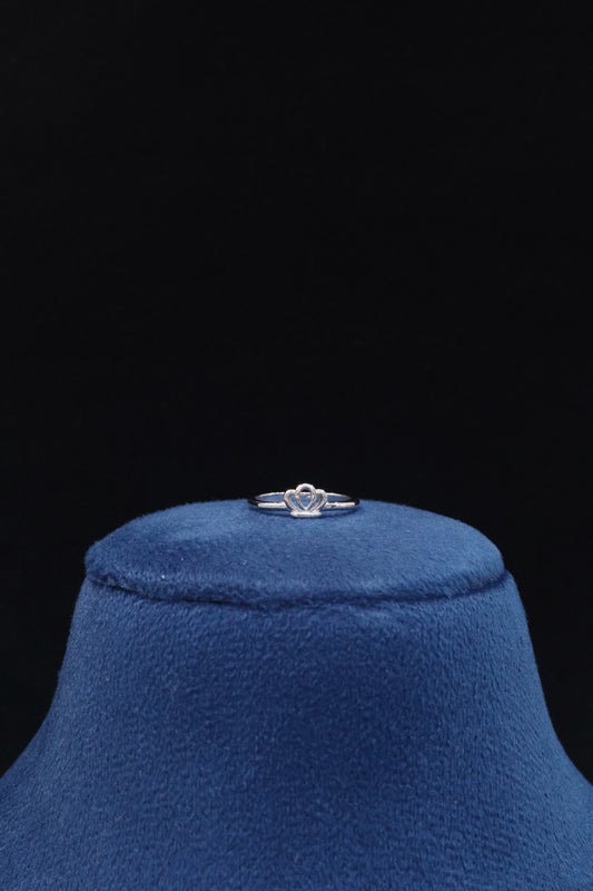 92.5 Pure Silver Crown Ring