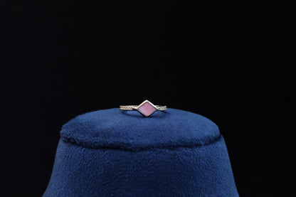 92.5 Pure Silver MOP Ring Design 55