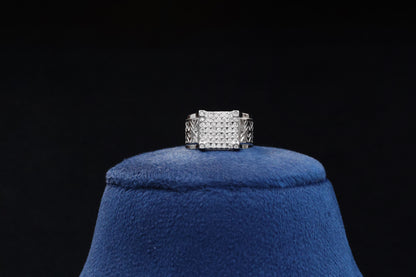 92.5 Pure Silver Ring - Multi Stone Design 76