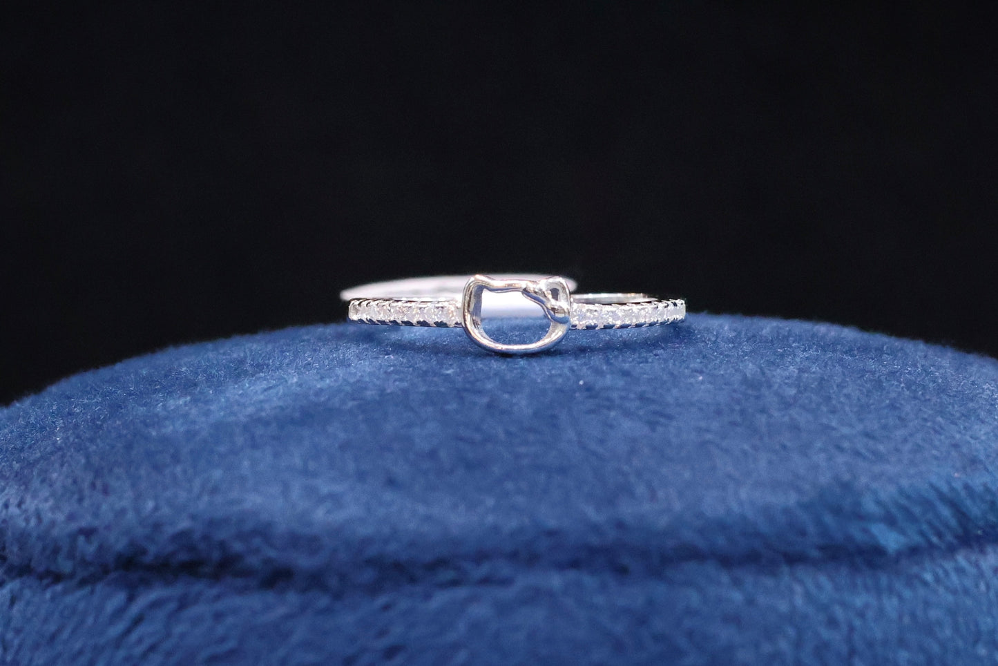 92.5 Pure Silver kitty Ring