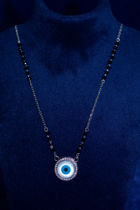 Evil Eye 92.5 Pure Silver Mangalsutra