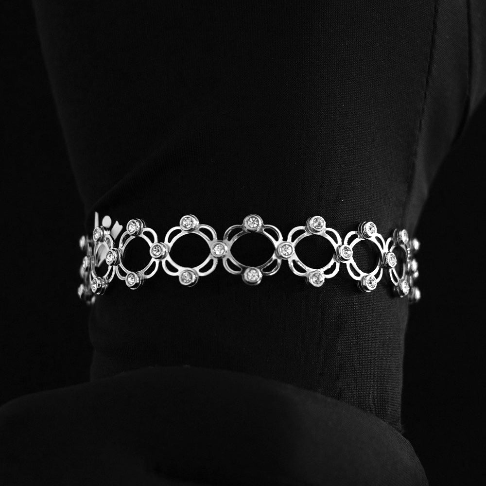 Silver Ring Bracelet – 92.5 Sterling Silver